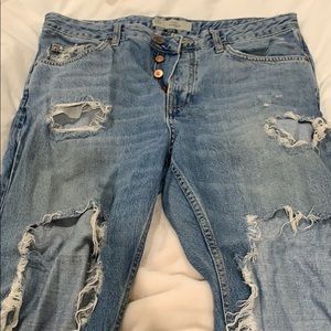 TOPSHOP HAYDEN RIPPED JEANS